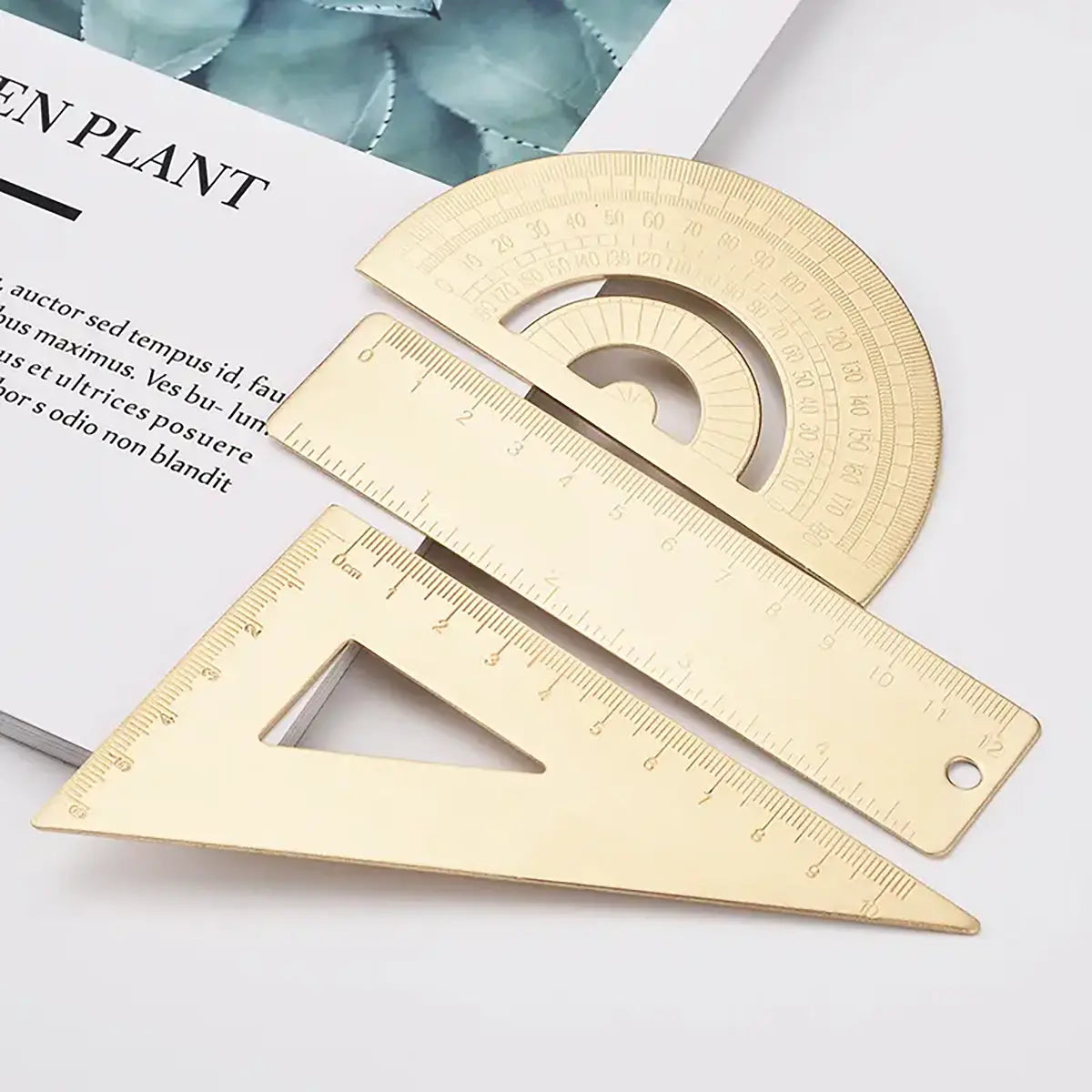 Brass Measuring Tool Set