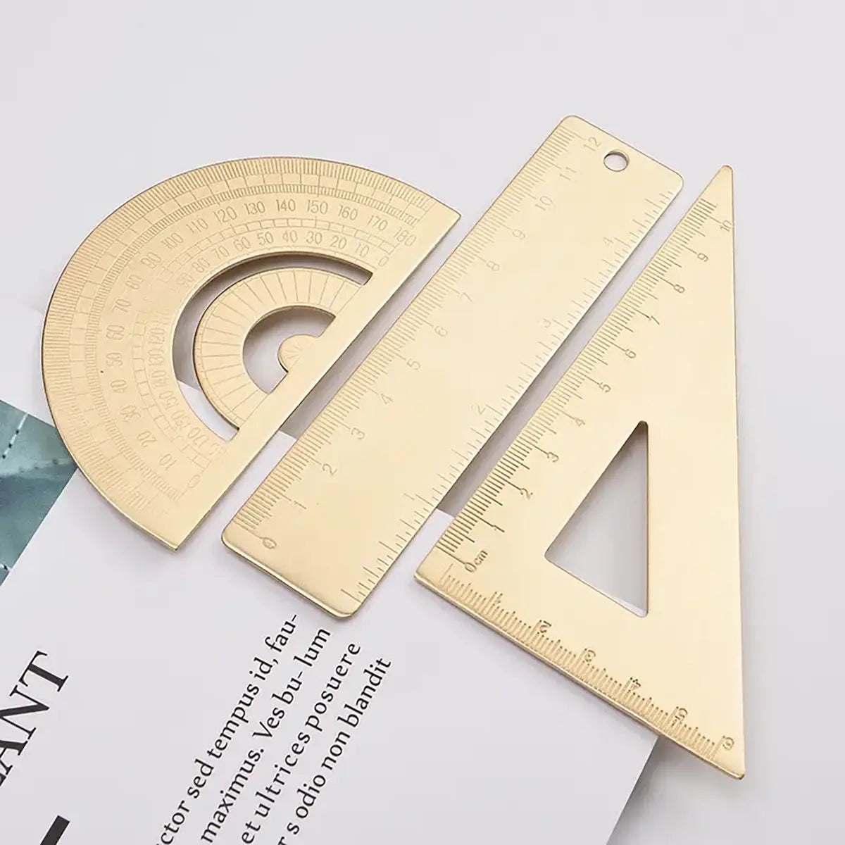 Brass Measuring Tool Set