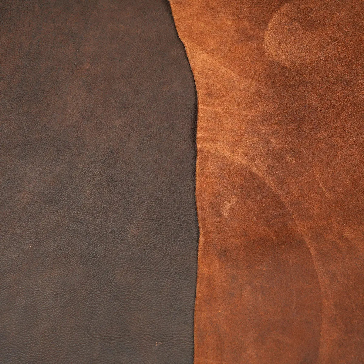 Brown Crazy Horse Style Buffalo Side 5-6oz.