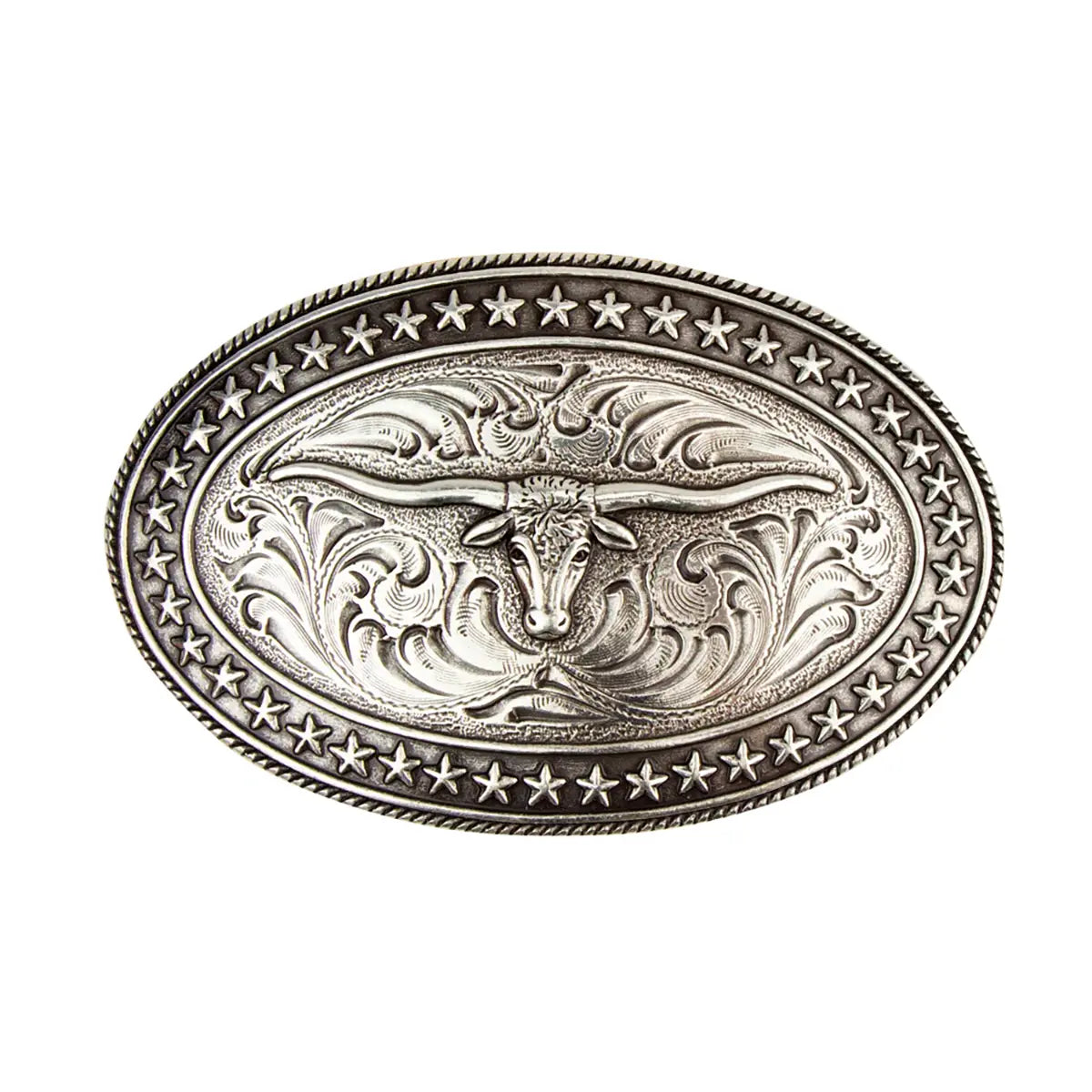 Bull Star Trophy Buckle.