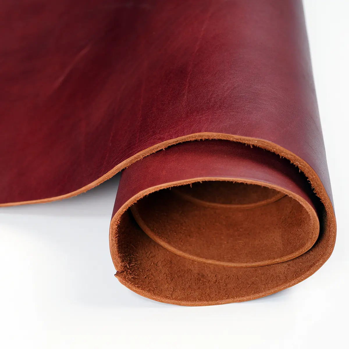 Burgundy Latigo Leather 8-9oz