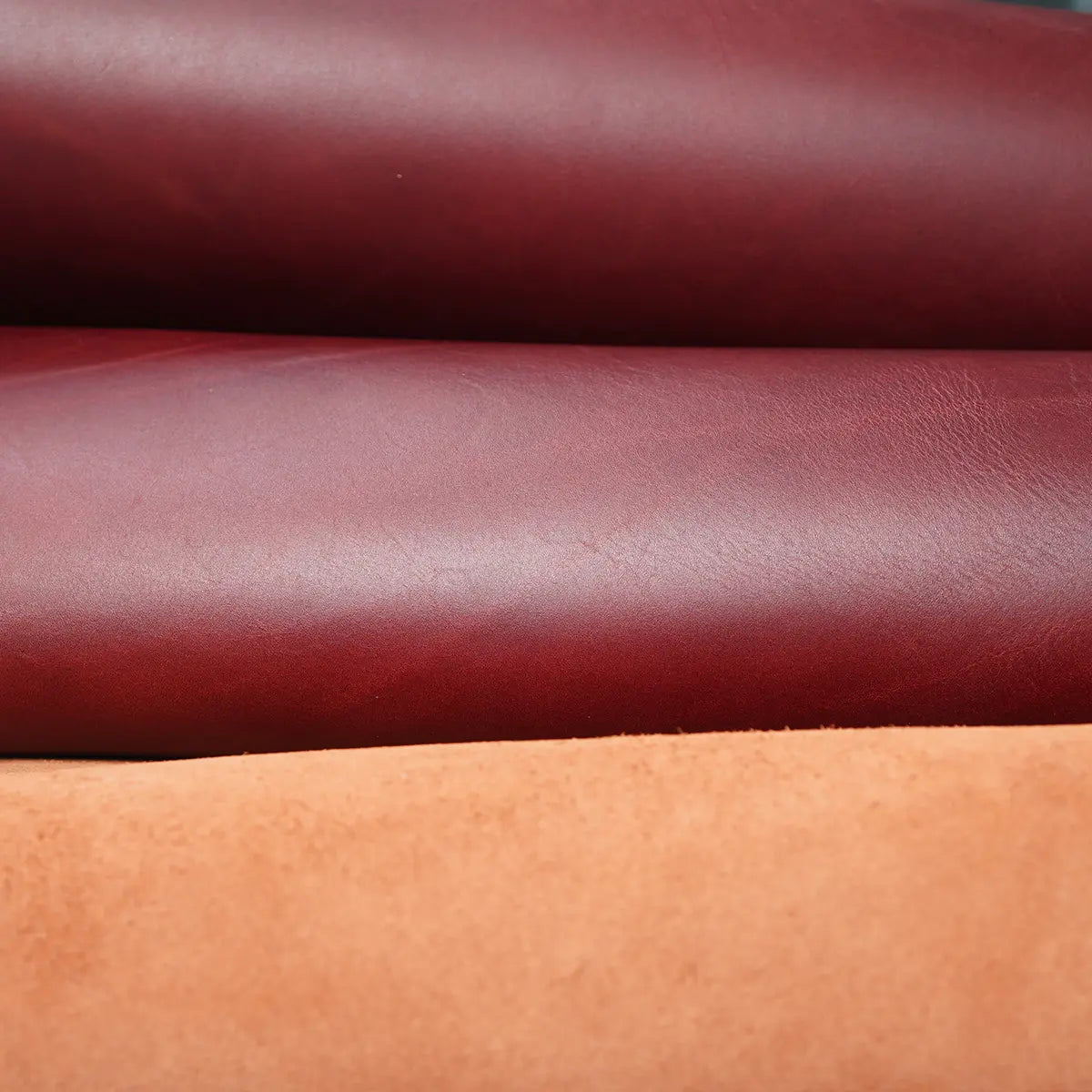 Burgundy Latigo Leather 8-9oz
