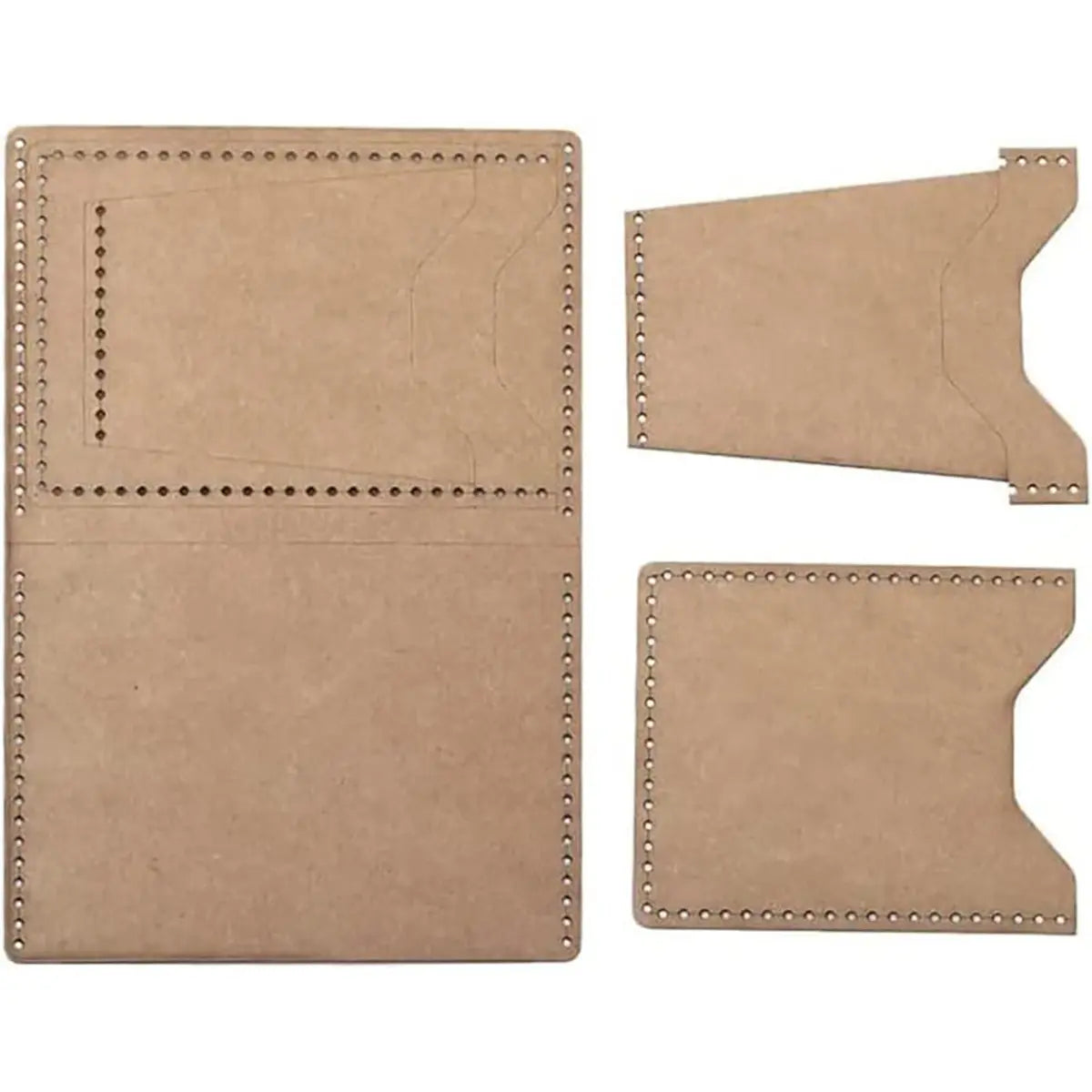 Leather Card Wallet V1 Acrylic Template.