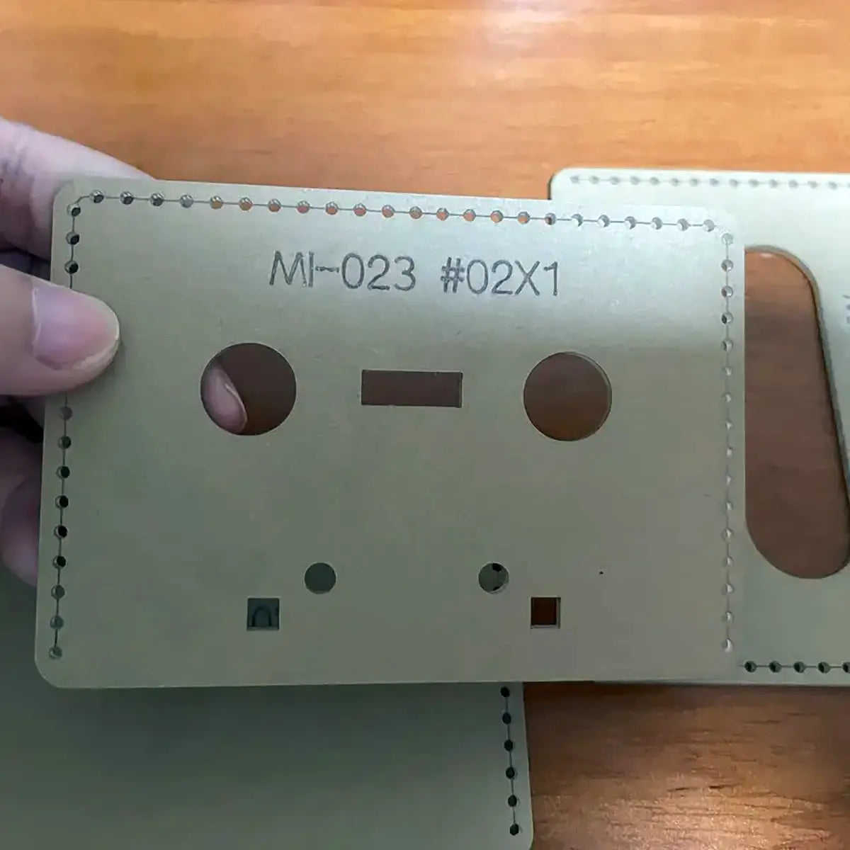 Cassette Tape Card Wallet Acrylic Template.