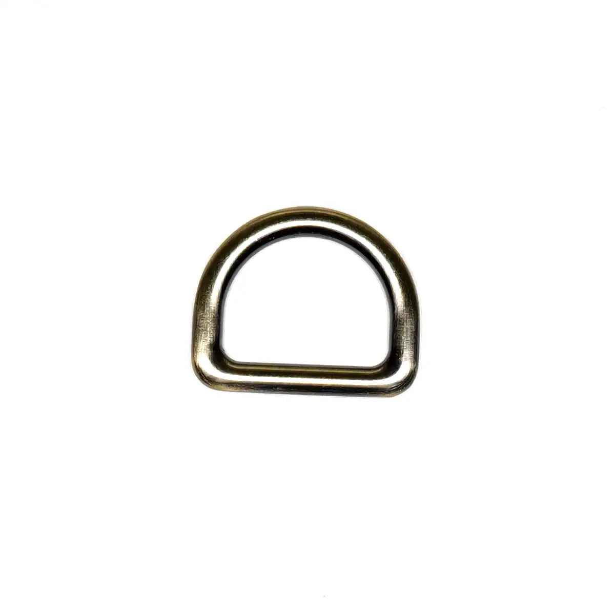 Antique Brass Cast D-Ring, 1 Inch.
