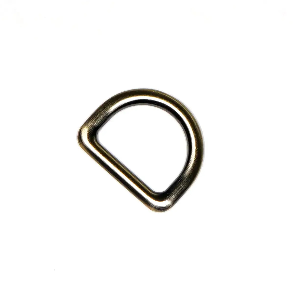Antique Brass Cast D-Ring, 1 Inch.
