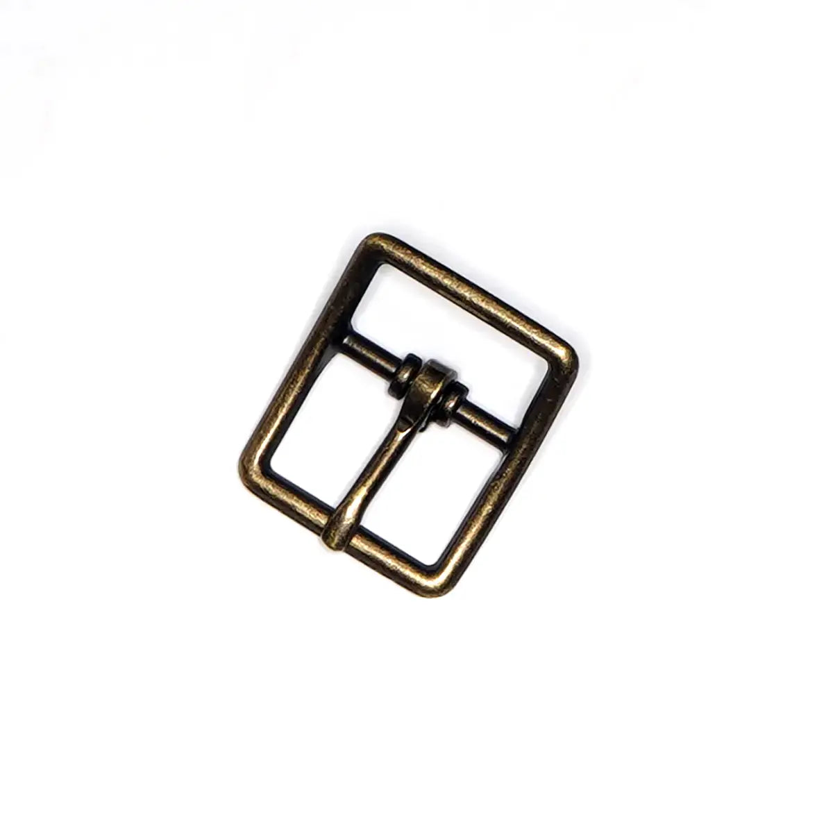 Antique Brass Center Bar Buckle, 3/4 Inch.