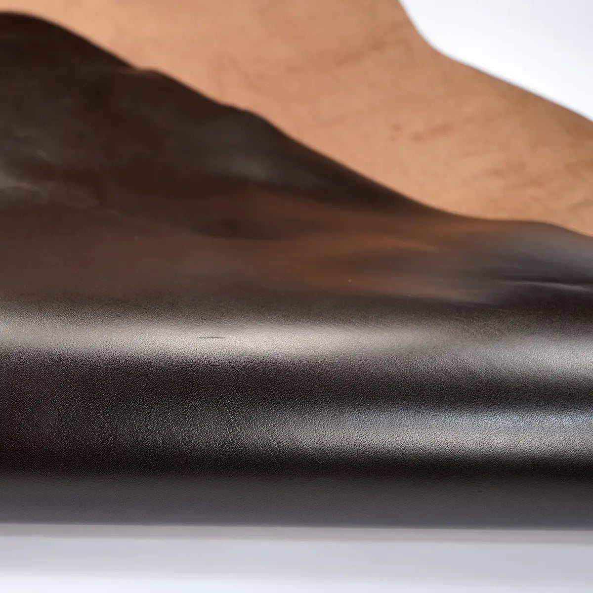 Chocolate Buffalo Calf 3-4oz Leather Piece