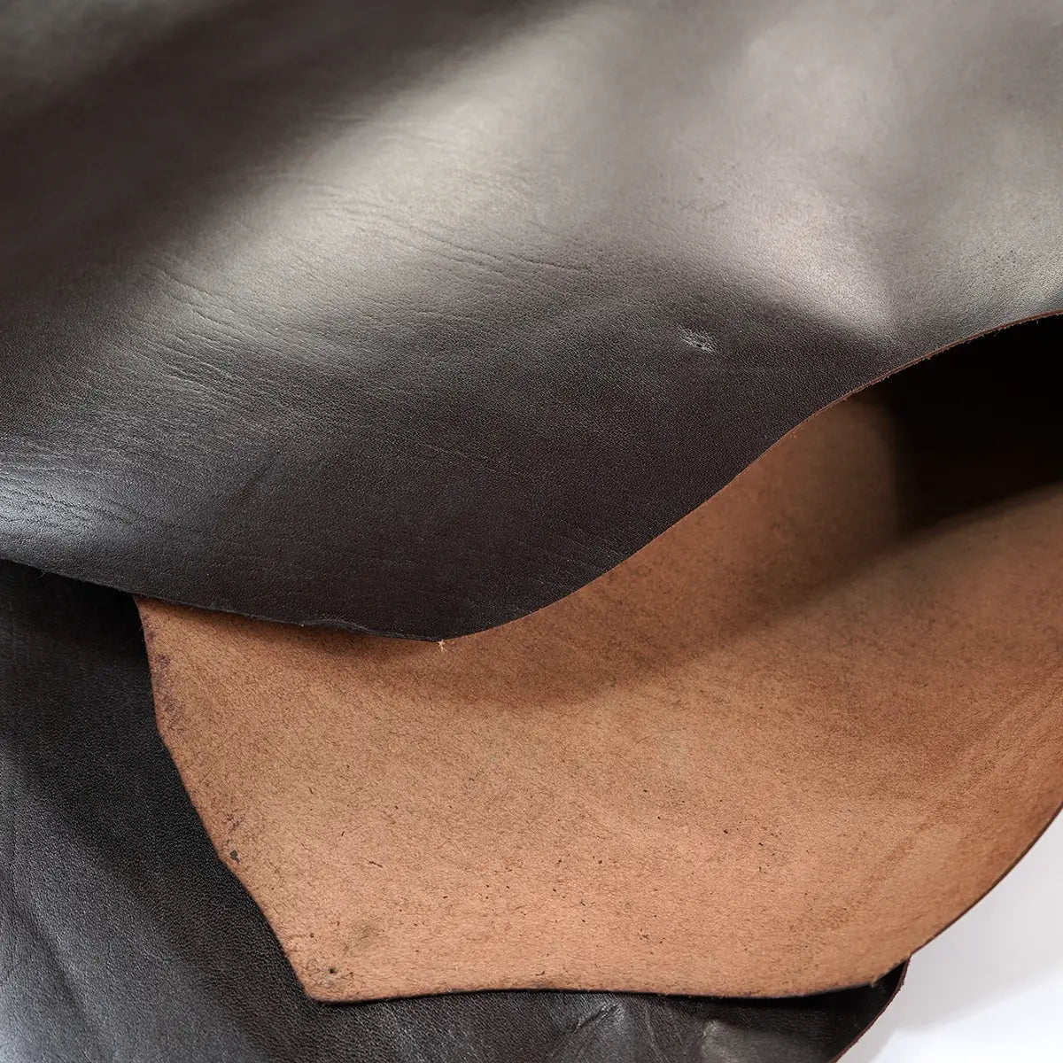 Chocolate Buffalo Calf 3-4oz Leather Piece