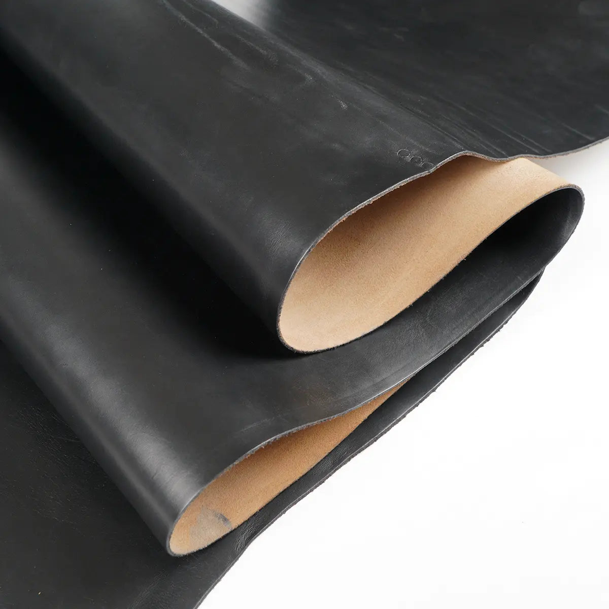 Horween Chromexcel Black Leather, 6-7 oz.
