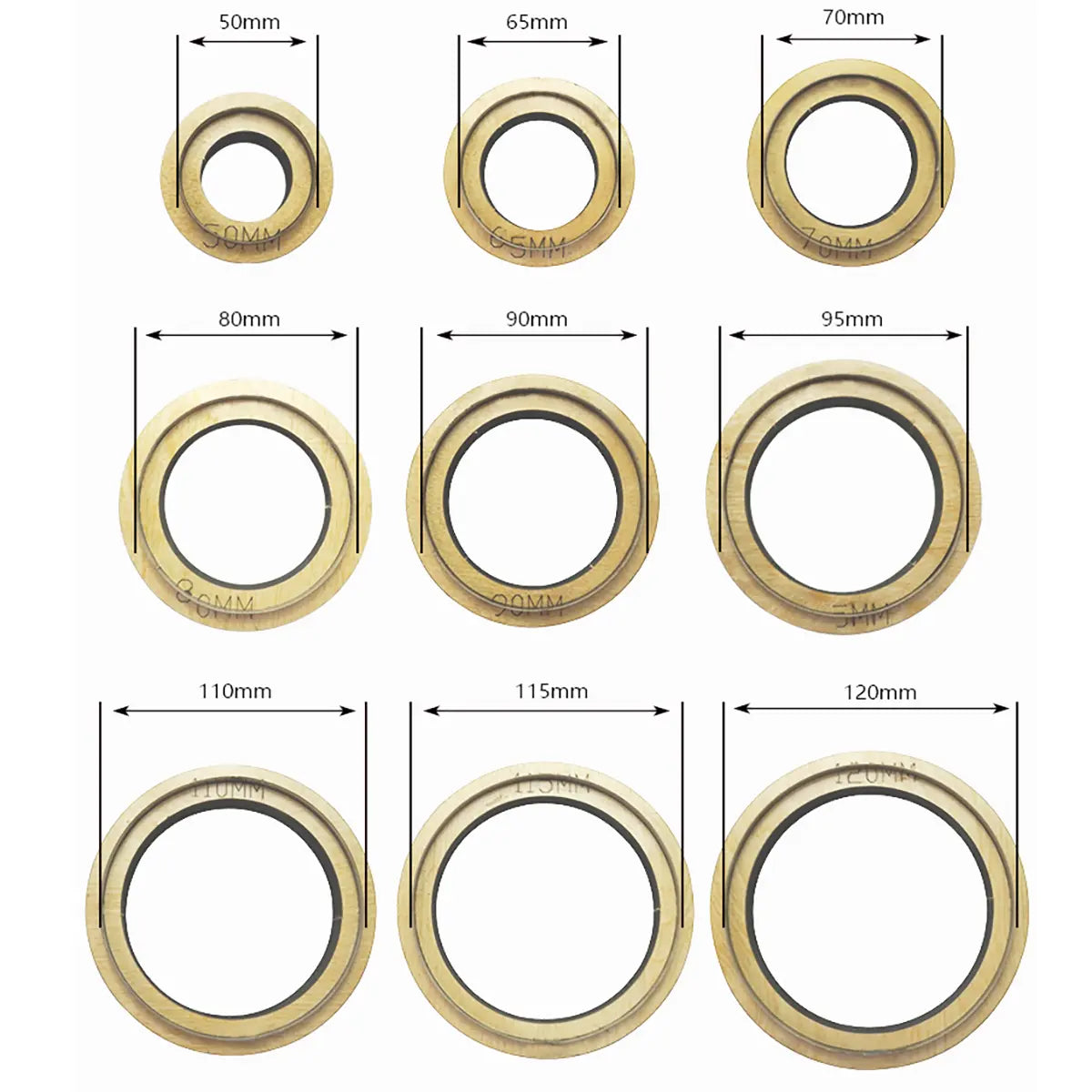 Large Circle Leather Cutting Dies.
