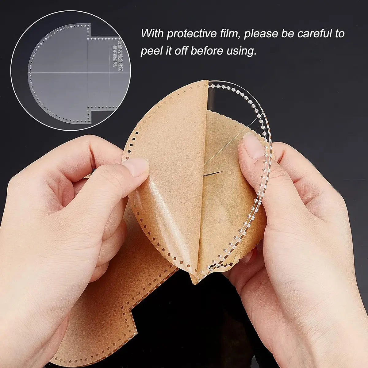 Leather Coin Purse Acrylic Template.