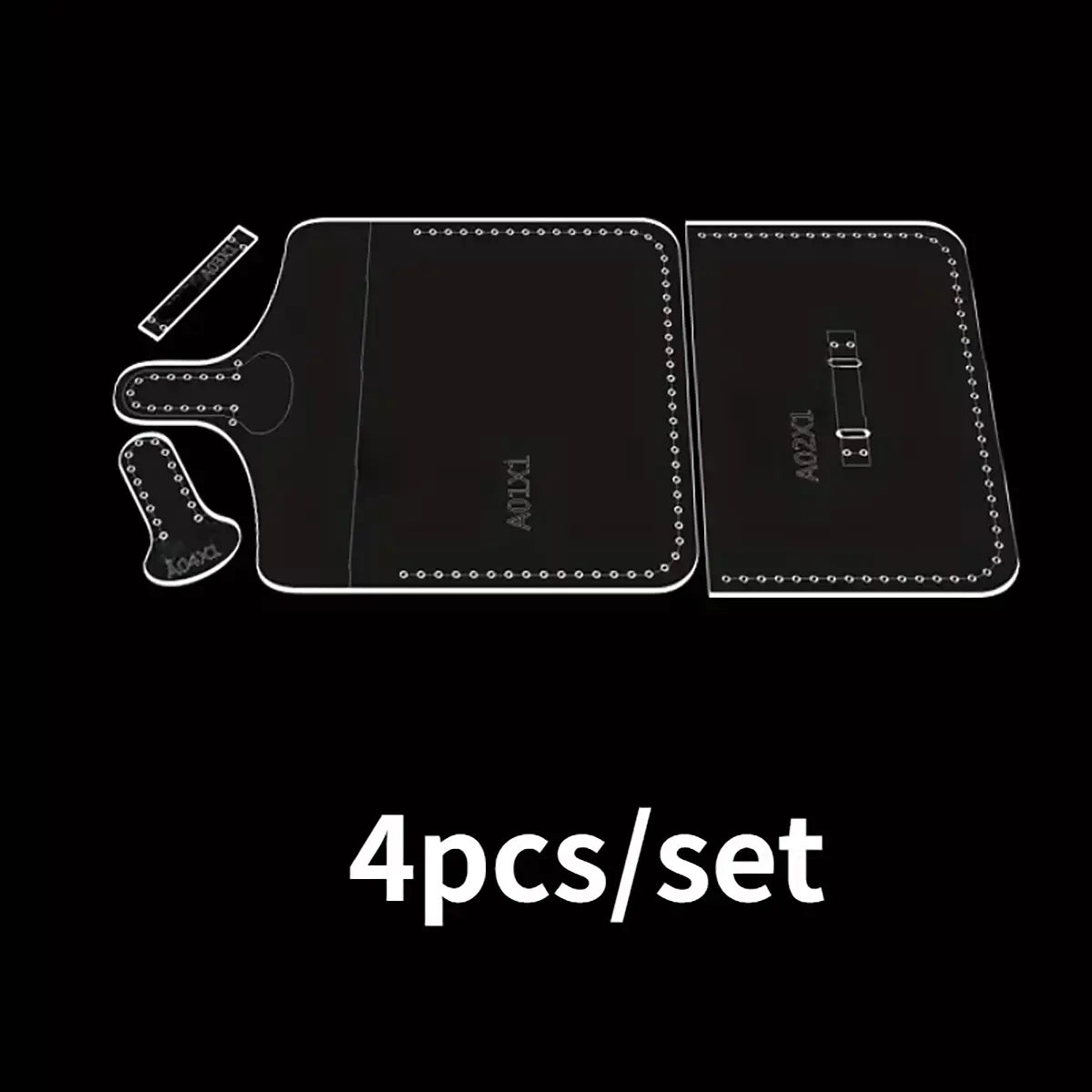 Coin Purse Wallet Acrylic Template.