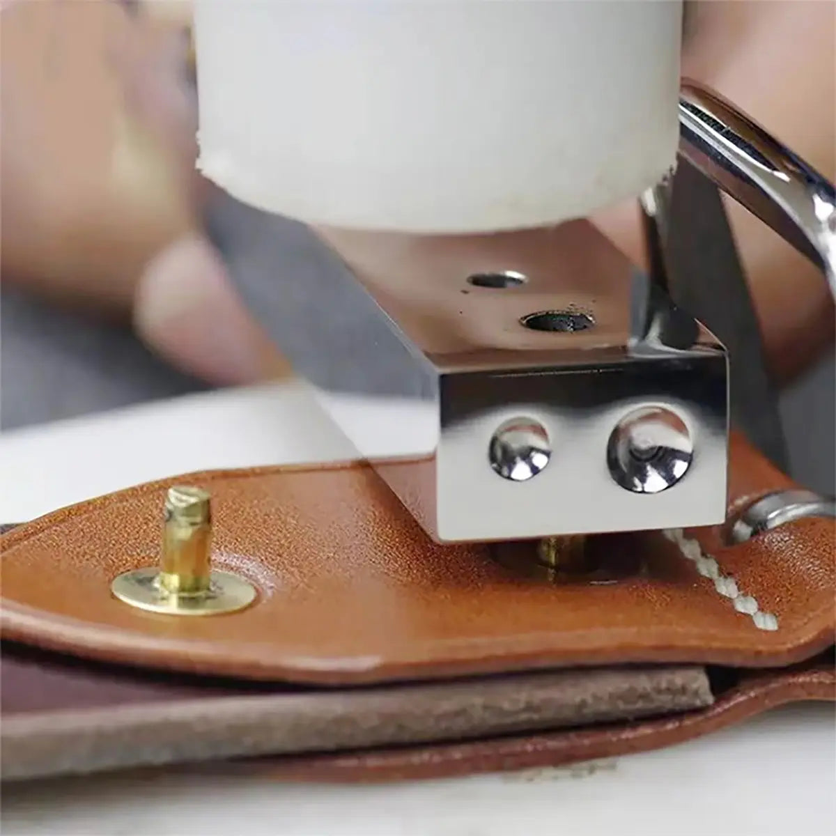 Copper Rivet Setter Tool for Leathercraft.
