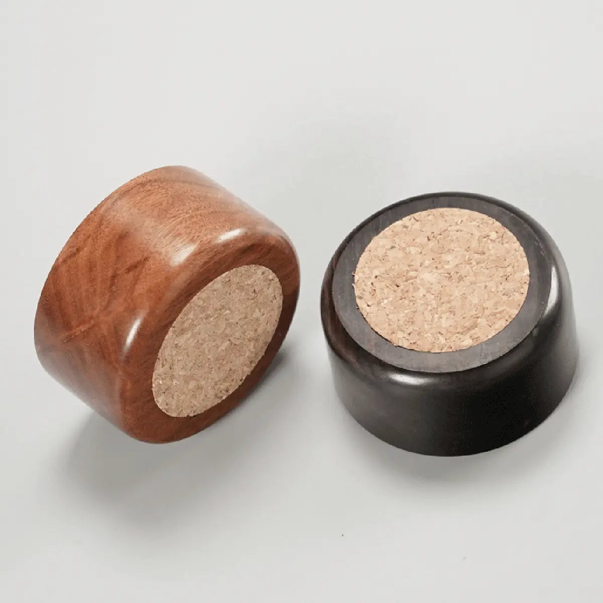 Round Wood Cork Pin Cushion for Leathercrafting.