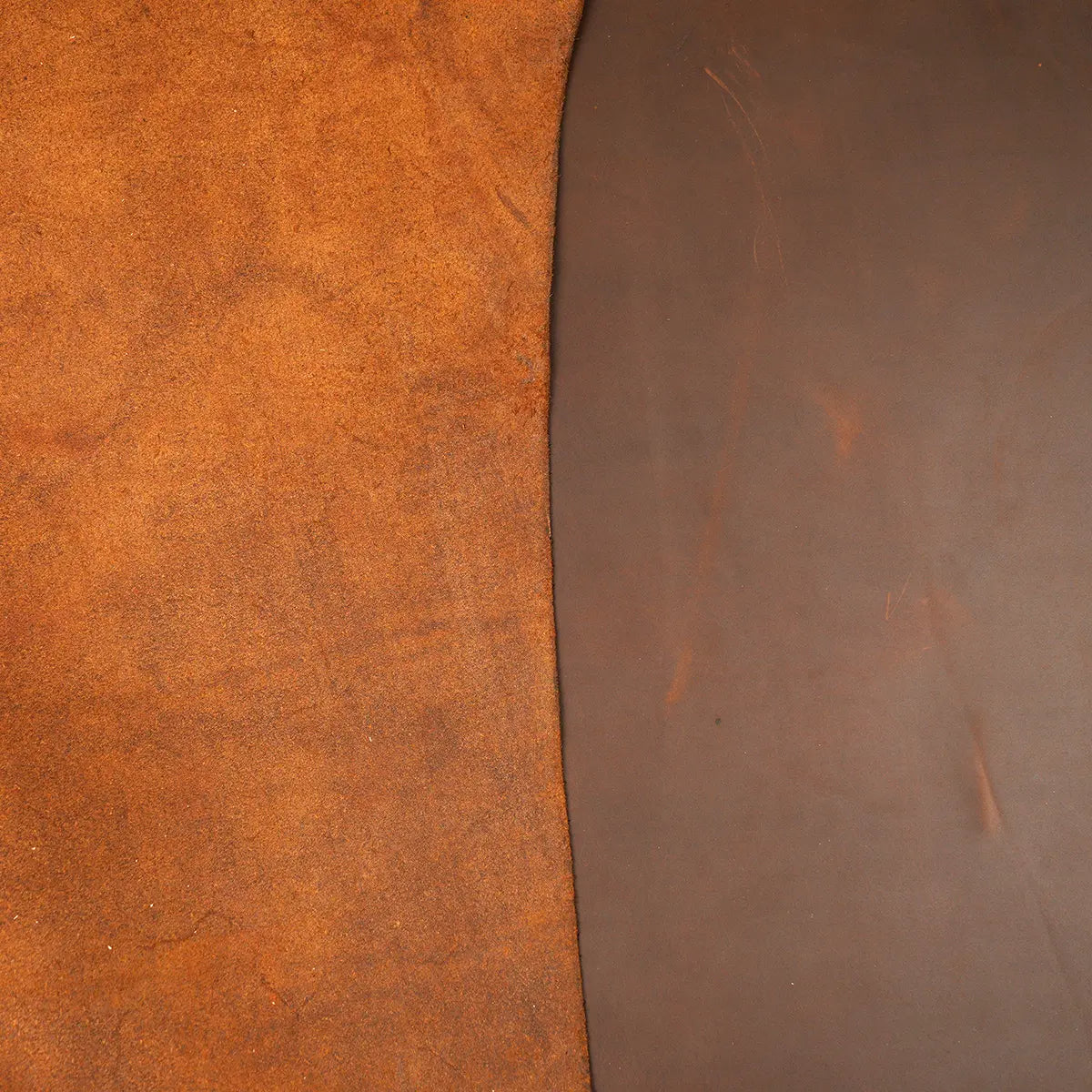Crazy Horse Leather Sides 4-5oz - Chocolate.