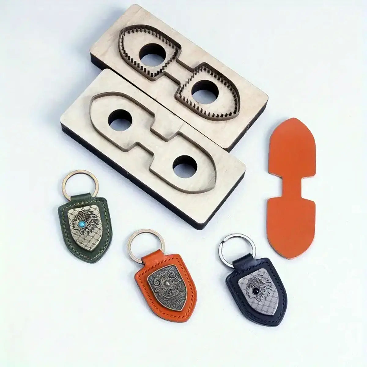 Crest Keychain Die Cutter Knife Mold.