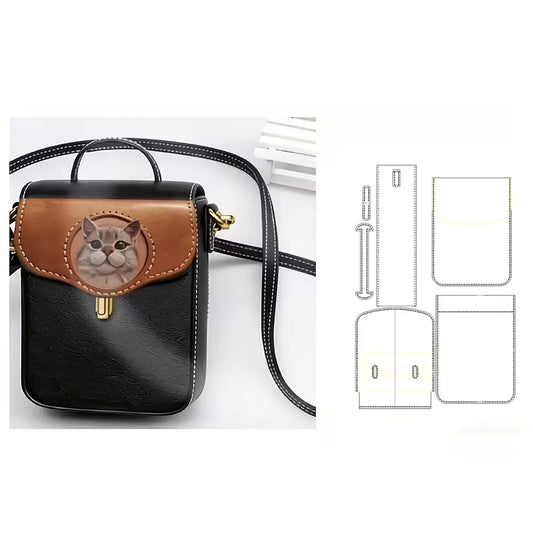 Crossbody Shoulder Bag Acrylic Template.