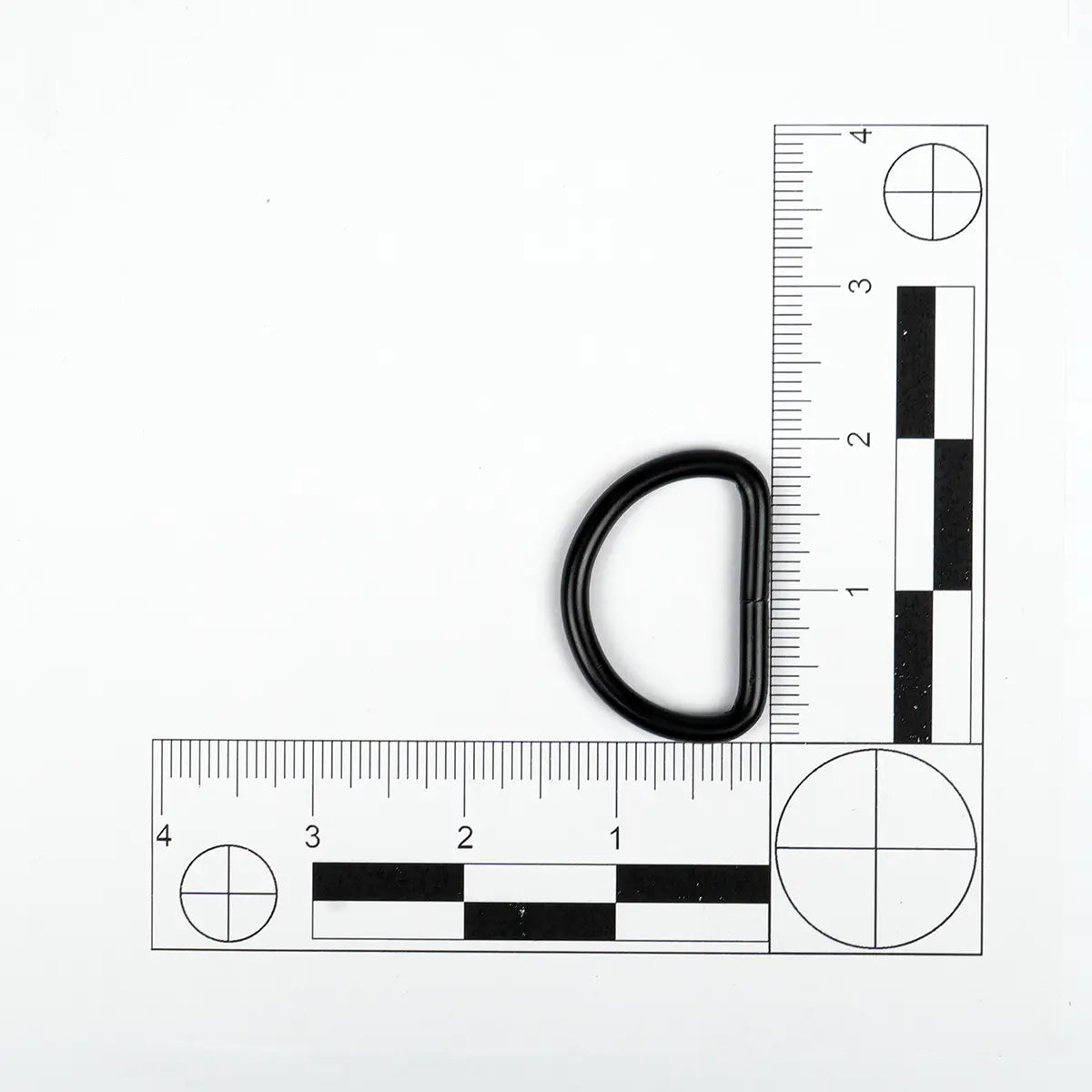 Black D-Ring 1 1/2" Pack of 2