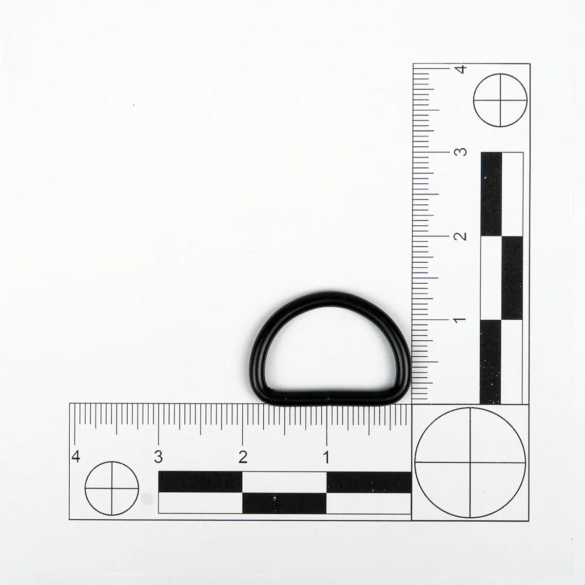 Black D-Ring 1 1/2" Pack of 2