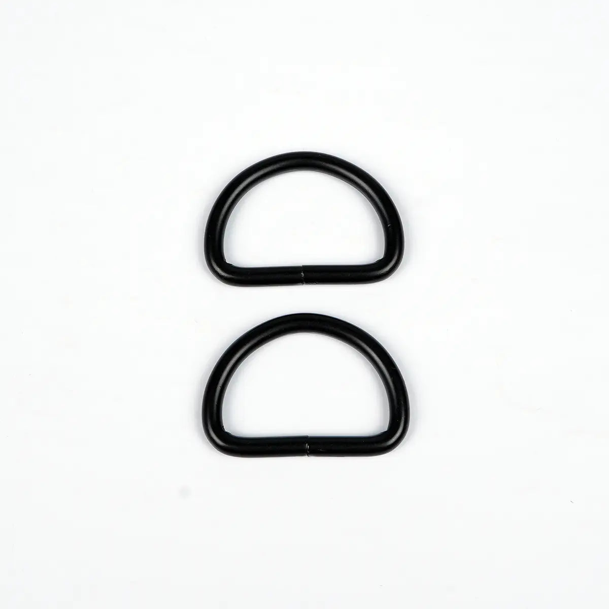 Black D-Ring 1 1/2" Pack of 2