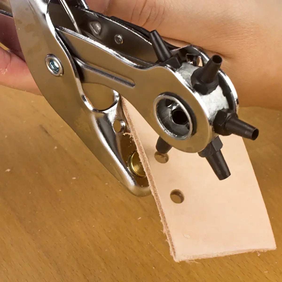 Deluxe Rotary Hole Punch for Leather working.