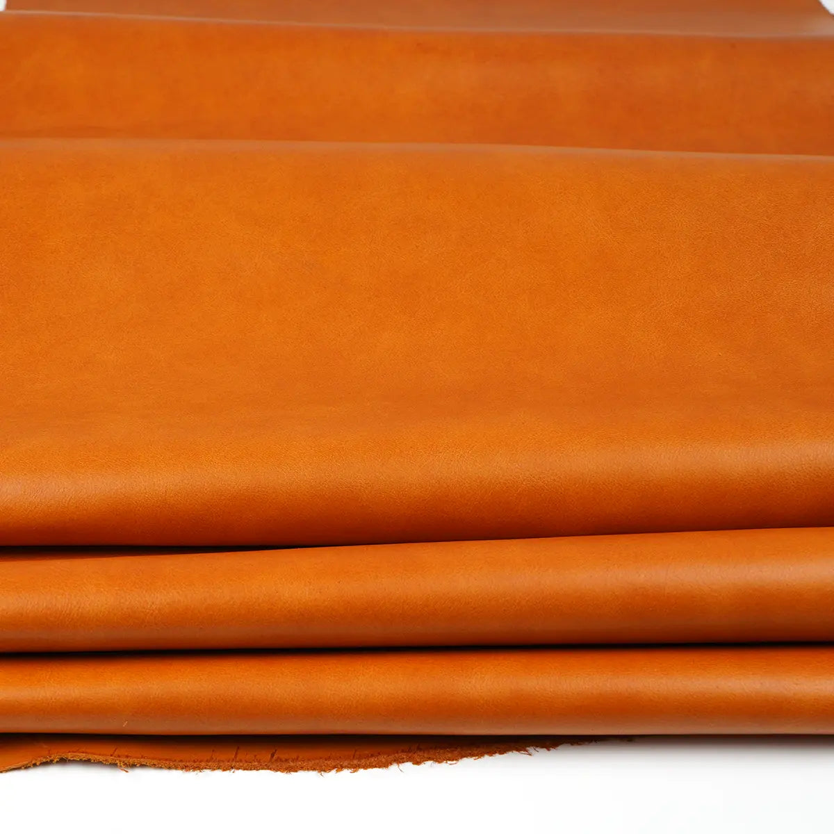 Tan Designer Side Bag Leather 3-4oz.