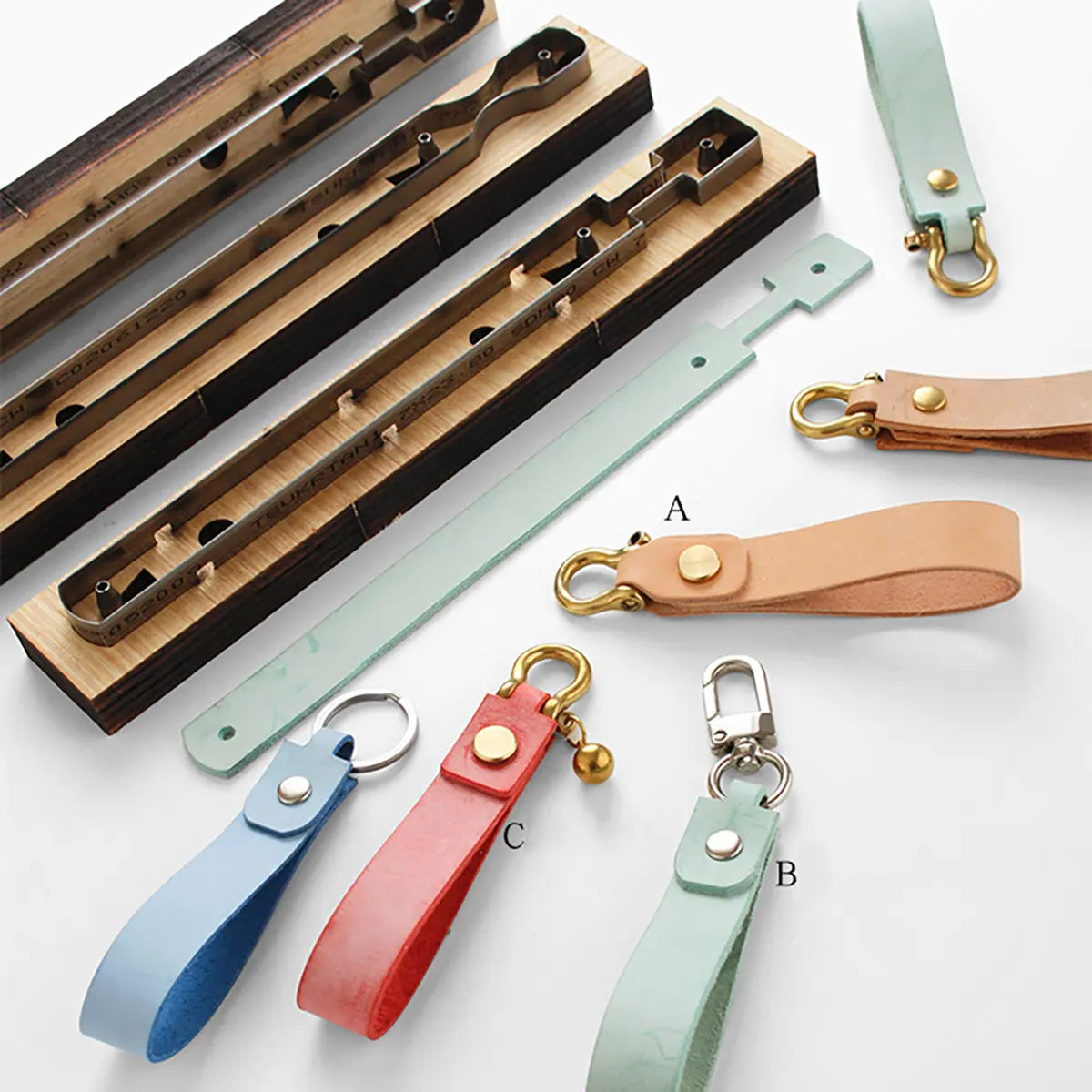 Strap Keychain Leather Die Cutter or Knife Mold.