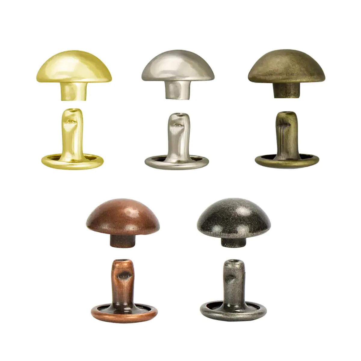 Domed Rivets 100 Pack.