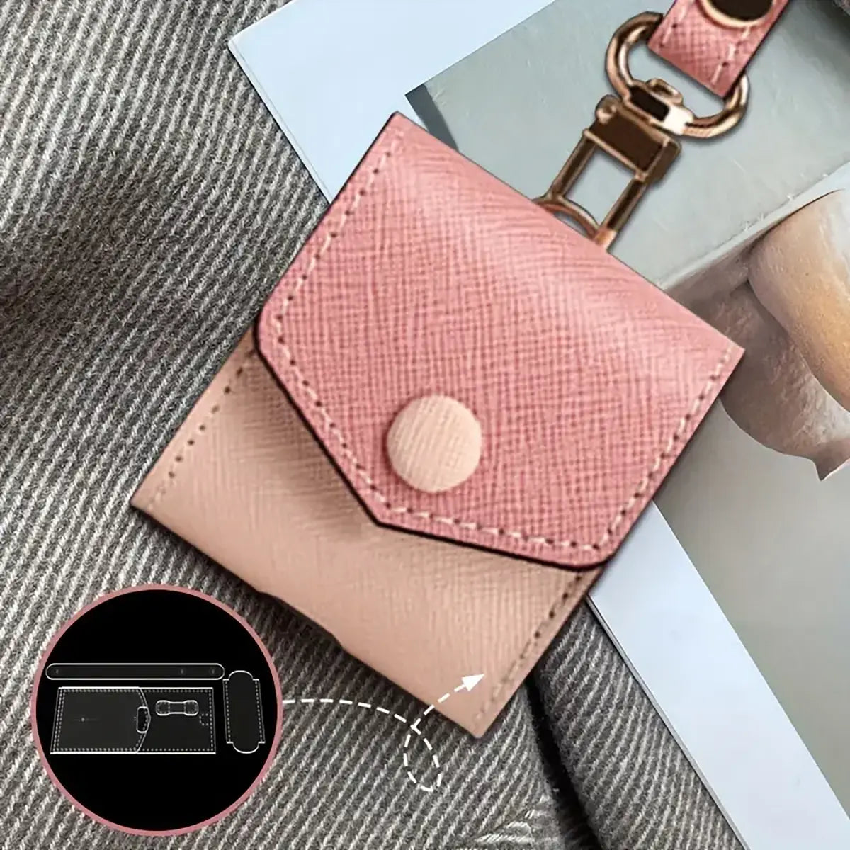 Earphone Mini Bag Case Acrylic Template.