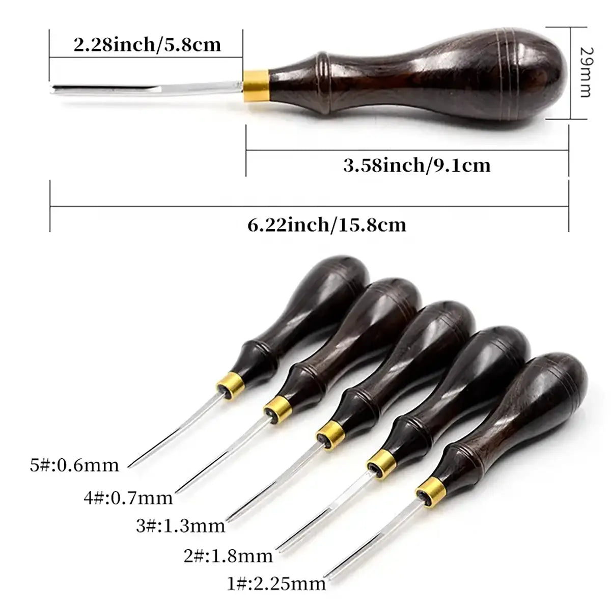 Ebony Edge Beveler 5 Piece Set