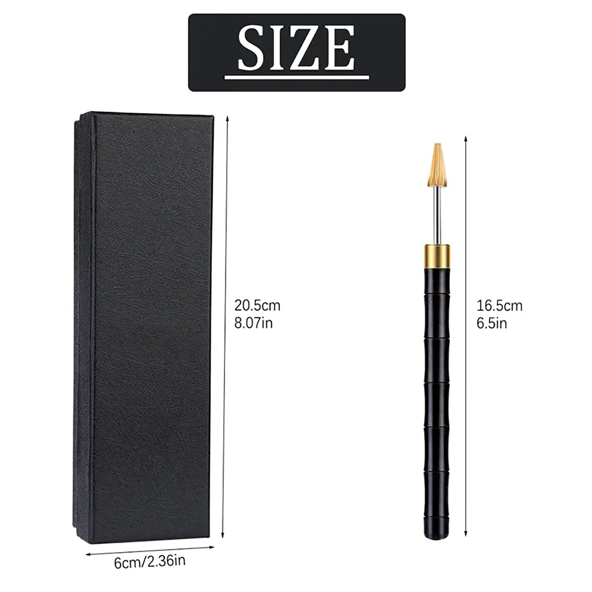 Ebony Handle Oil Dye Roller