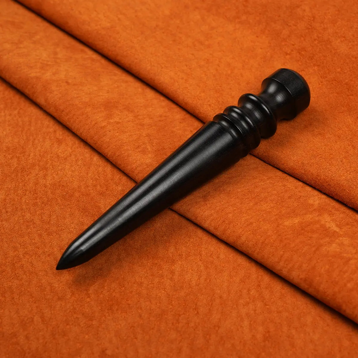 Ebony Leather Edge Burnisher.