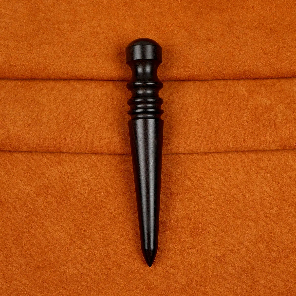 Ebony Leather Edge Burnisher.