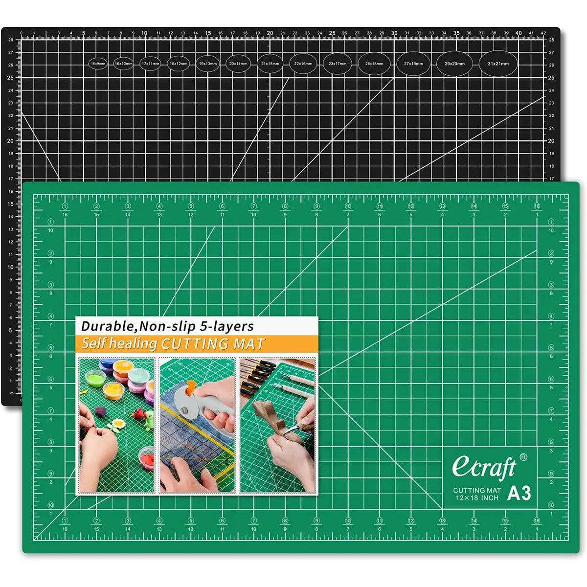 Double Sided Cutting Mat A3