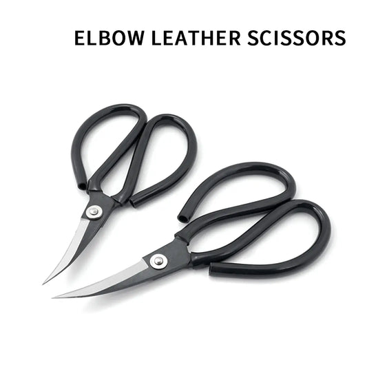 Black Elbow Scissors SK2 Steel 135mm.