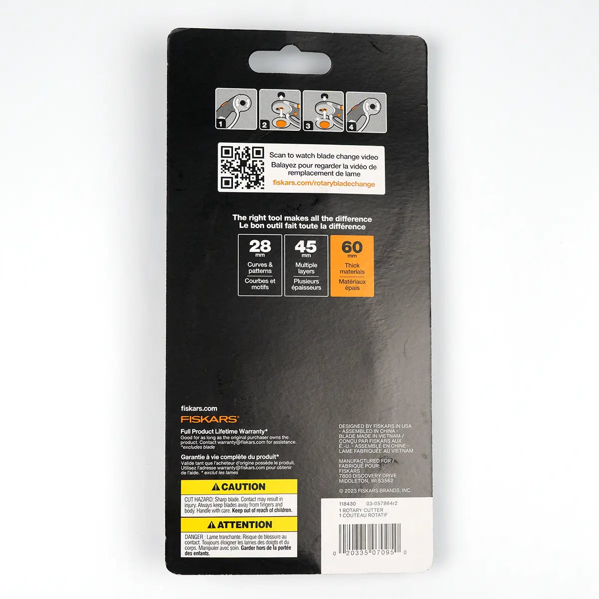 Fiskars Rotary Cutter 60mm.