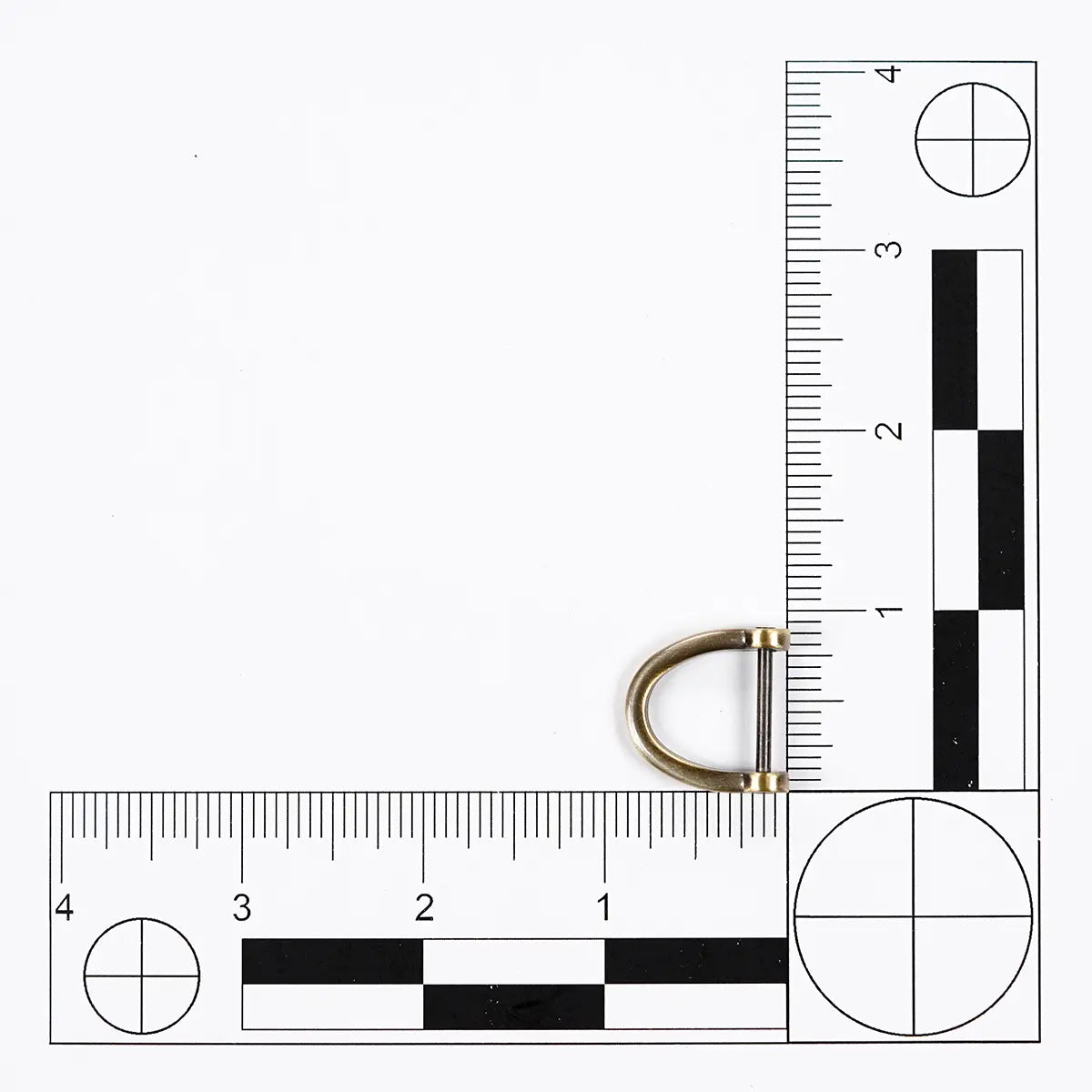 5/8" Open D-Ring Shackle Antique 2 Pack