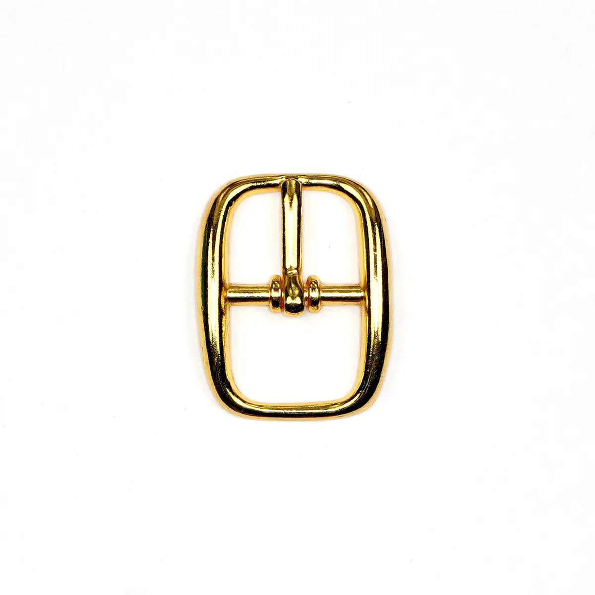 Gold Center Bar Buckle, 5/8 Inch.