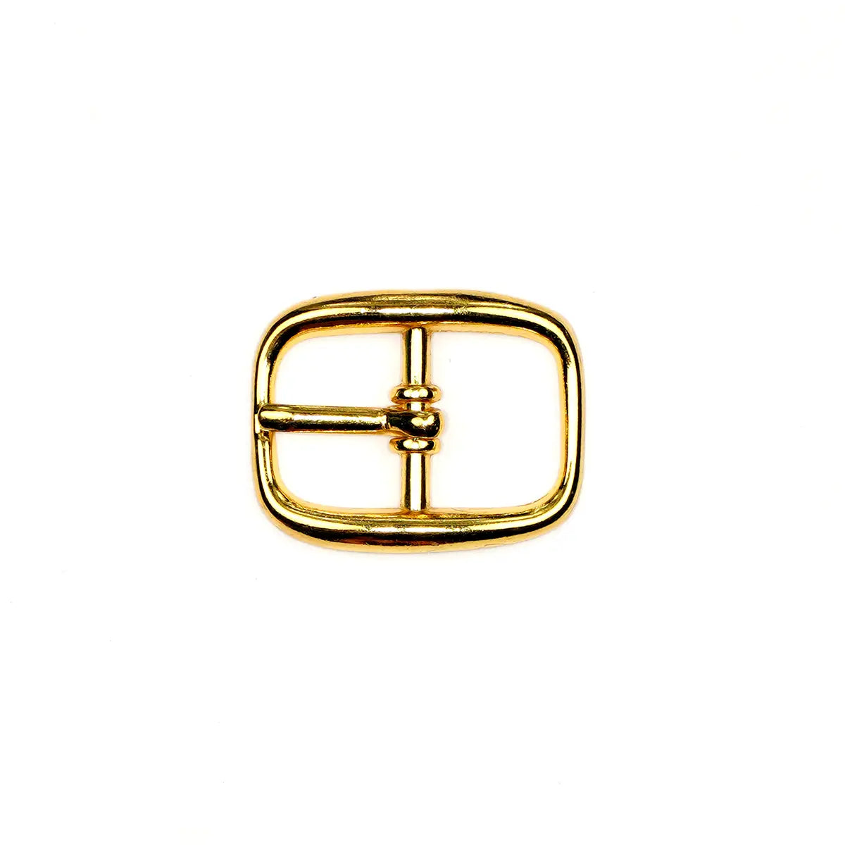 Gold Center Bar Buckle, 5/8 Inch.
