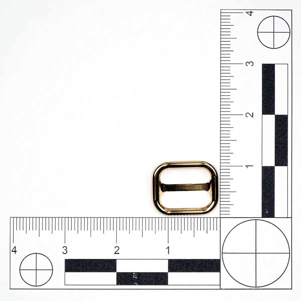 Gold Concave Slide Zinc Alloy, 1 Inch.