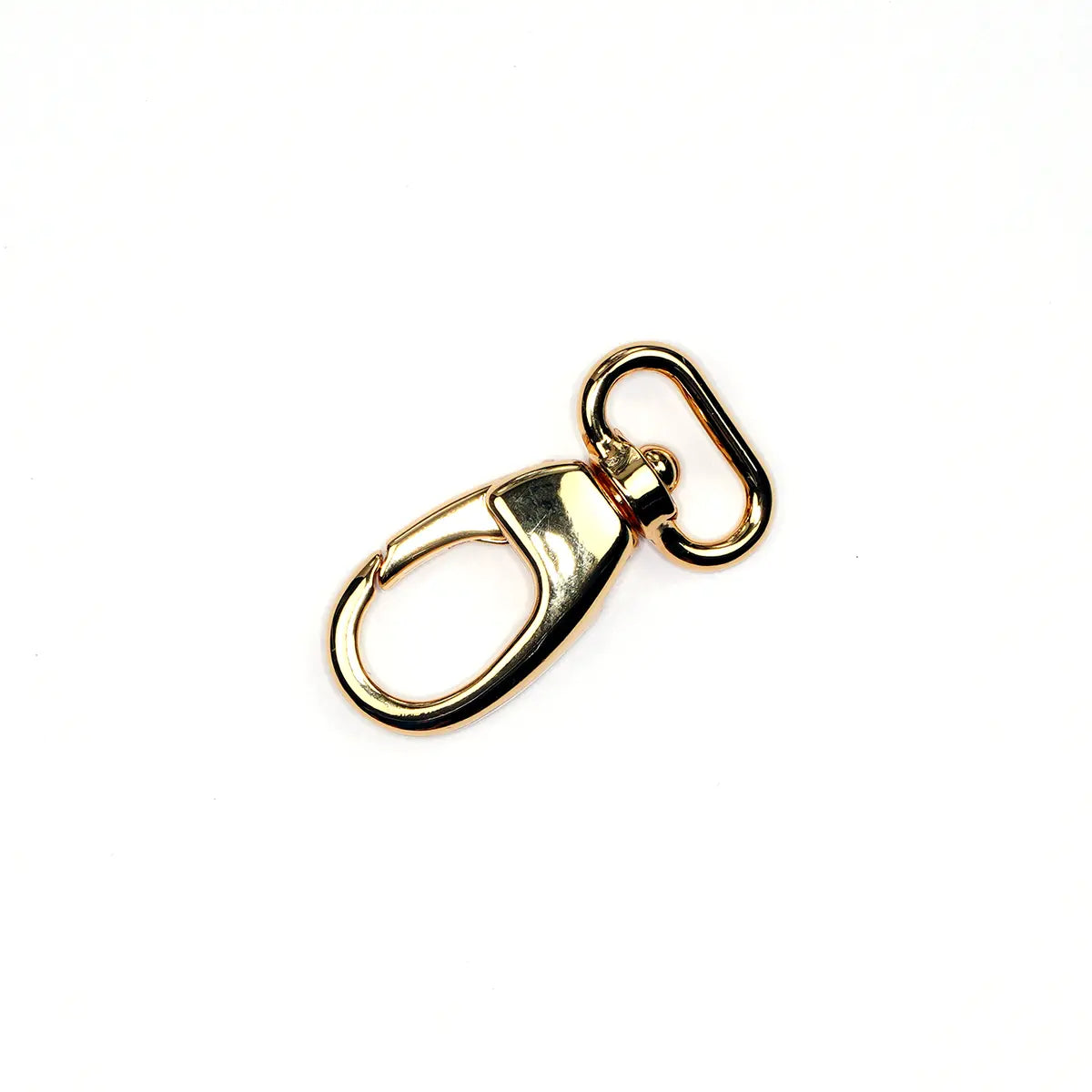 Gold Lobster Lever Swivel Snap, 5/8 Inch.