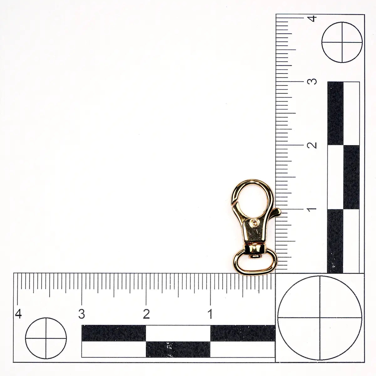 Gold Trigger Swivel Snap, 1/2 Inch.