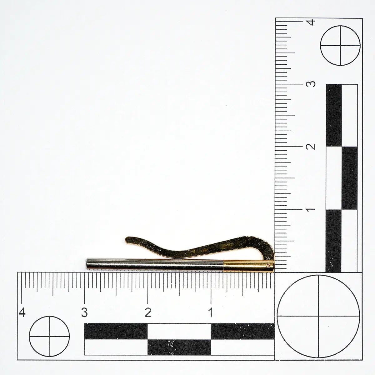 Gold Two-Tone Money Clip, Steel, 3 Inch.