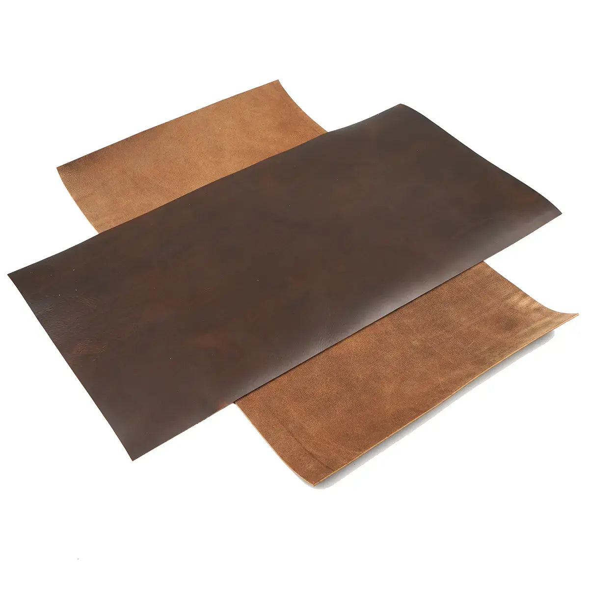 Golden Brown Horween Cavalier Leather 5-6oz Panels.