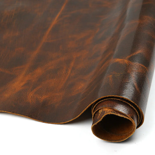 Golden Brown Buffalo Leather 5-6oz