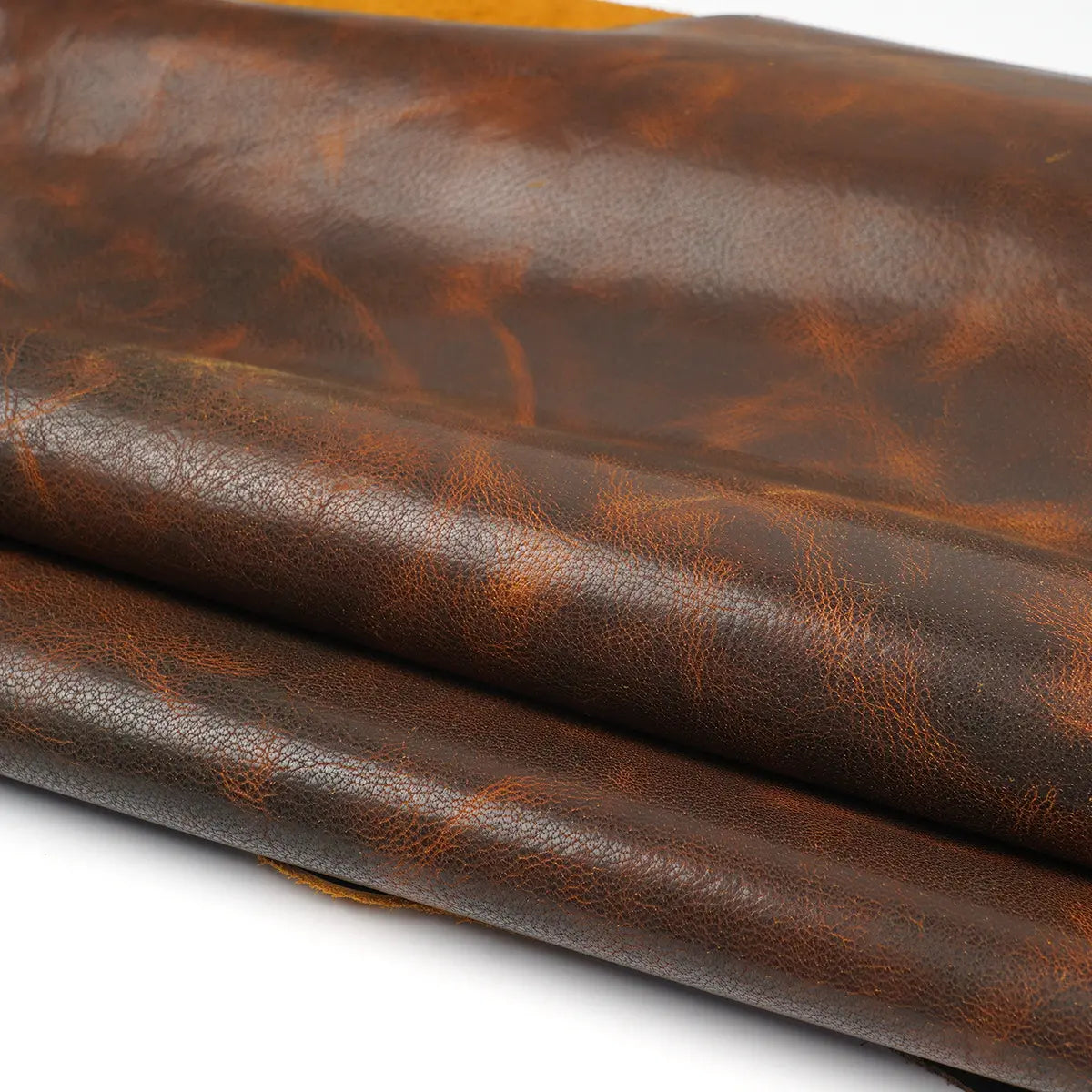Golden Brown Buffalo Leather 5-6oz