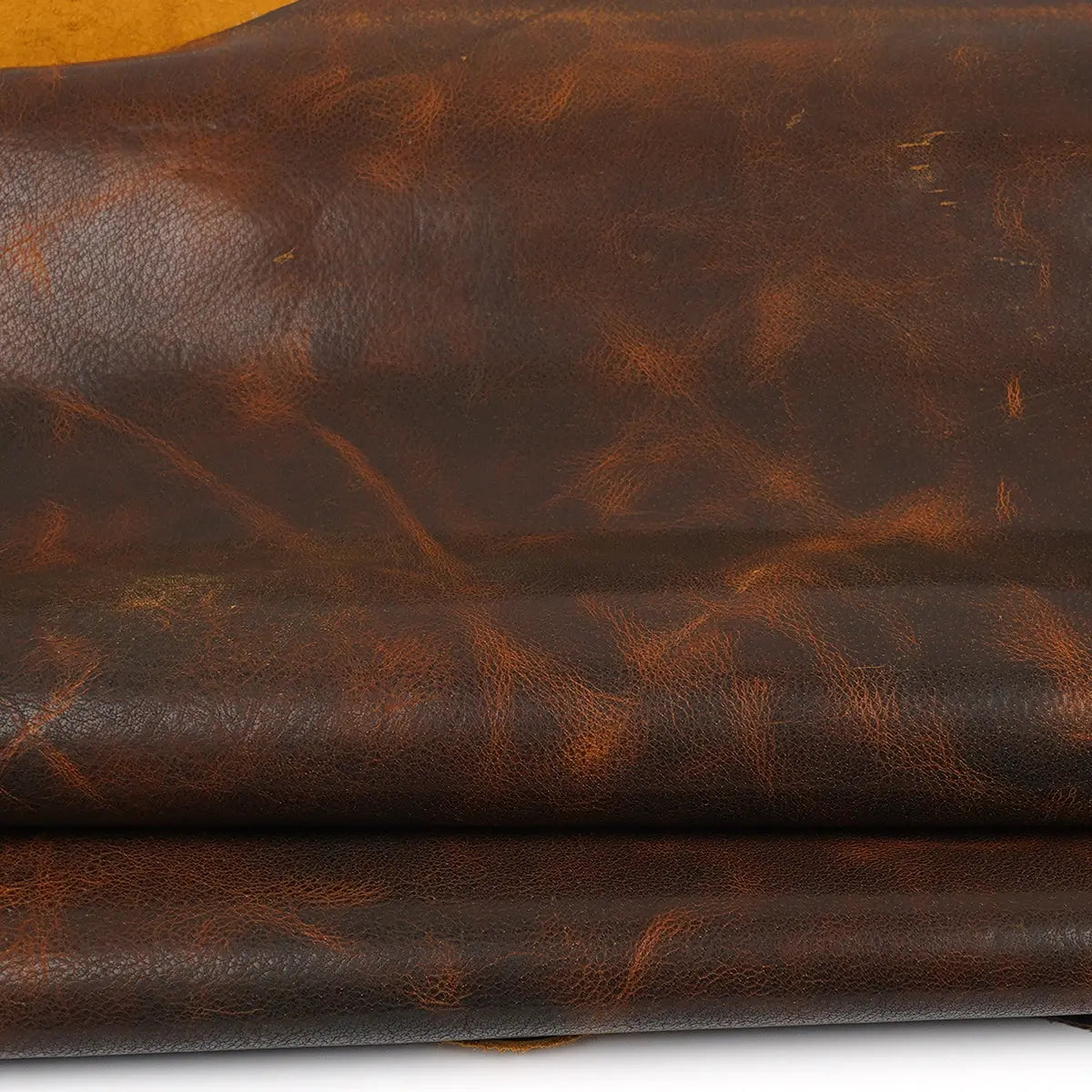 Golden Brown Buffalo Leather 5-6oz