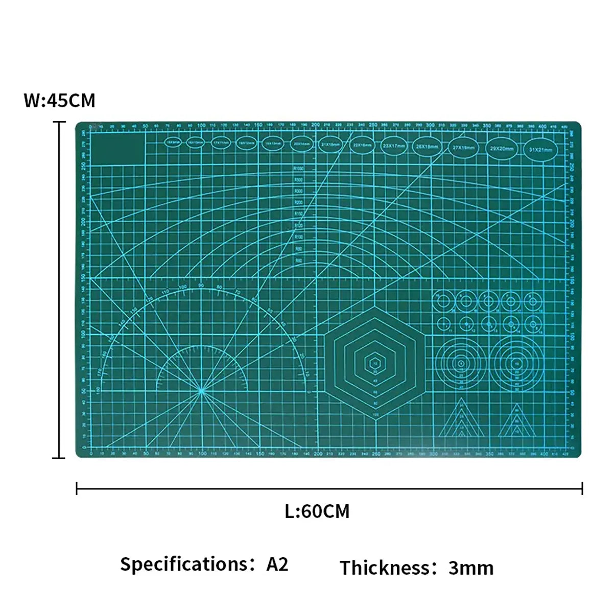 Large Green Cutting Mat