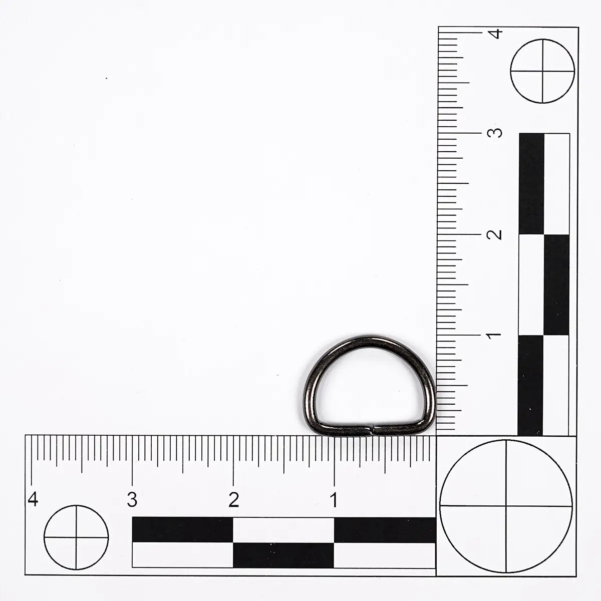 1 Inch Gunmetal D-Ring.